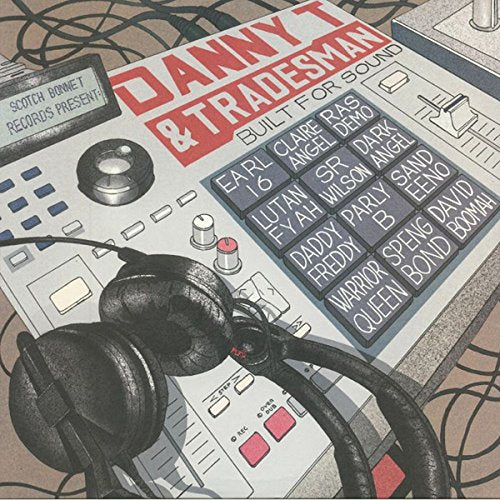 CD cover art depicting a mixing console with headphones, titled “Danny T & Tradesman.”