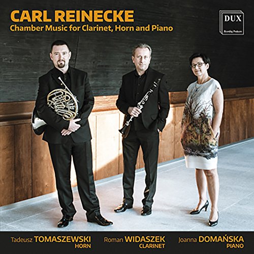 CD cover featuring three musicians with clarinet, horn, and piano.