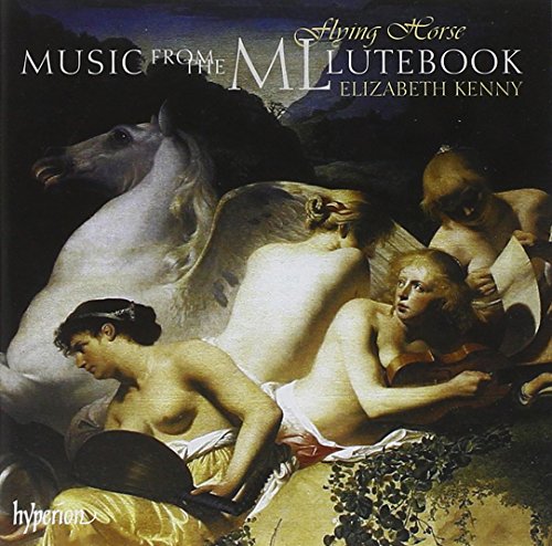 "Album cover featuring a Renaissance-style painting of women and a white horse."