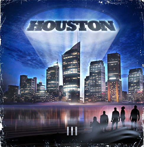 Album cover for "Houston - III" featuring a city skyline and silhouettes.