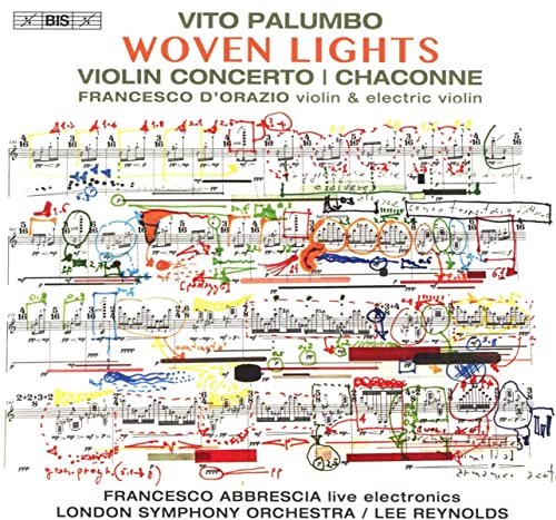 CD cover featuring colorful, annotated sheet music and text details.