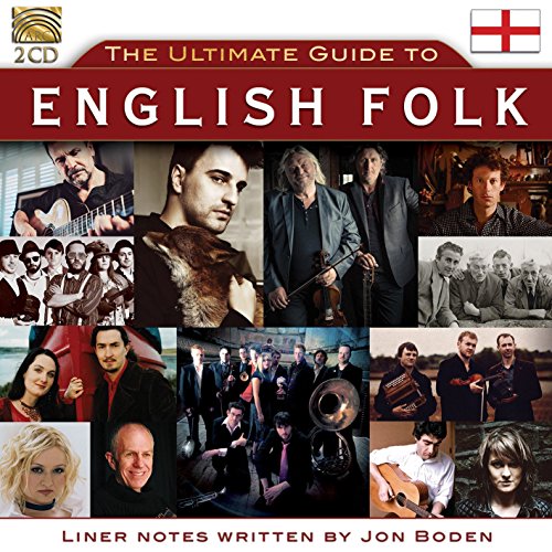 CD cover for "The Ultimate Guide To English Folk" with musician portraits.
