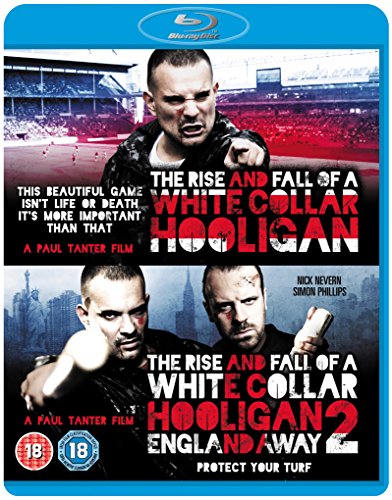 Blu-ray cover for "The Rise and Fall of a White Collar Hooligan" films.