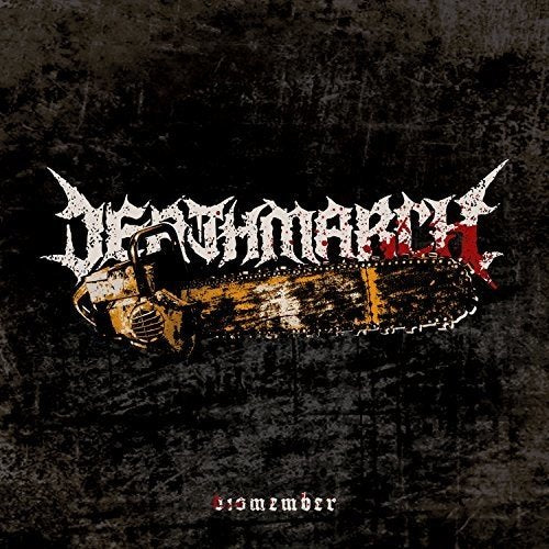 CD cover for Deathmarch - Dismember, featuring a chainsaw and band logo.