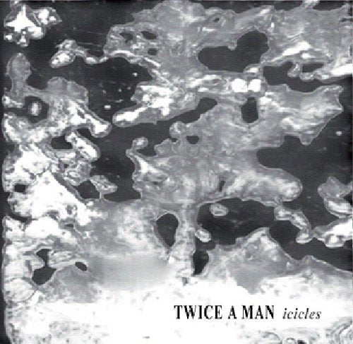 CD cover for Twice A Man’s “Icicles” featuring abstract, icy shapes.