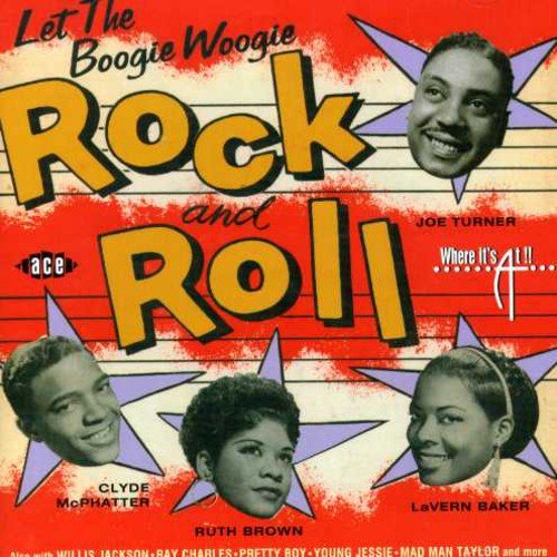 CD cover for "Let the Boogie Woogie Rock 'n' Roll" featuring portraits.