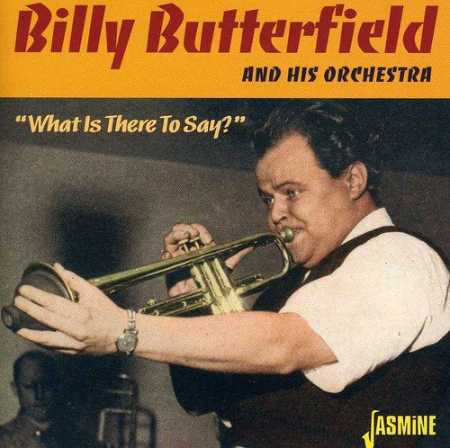 "CD cover with a man playing a trumpet, 'Billy Butterfield' in red text."