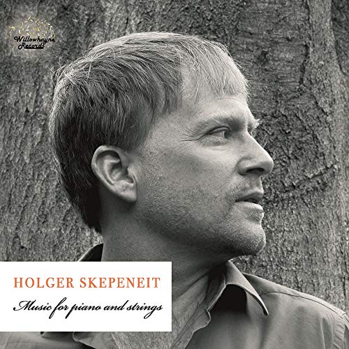 Black and white portrait of Holger Skepeneit with album title text.