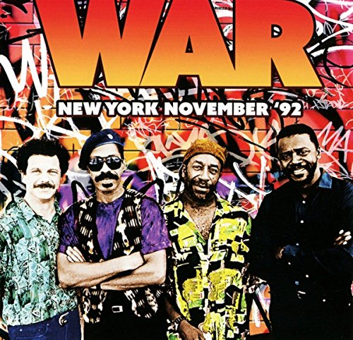CD cover for War’s “New York November ‘92” featuring band members.