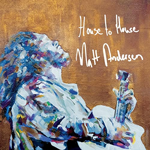 CD cover for Matt Andersen’s “House to House” featuring painted portrait.
