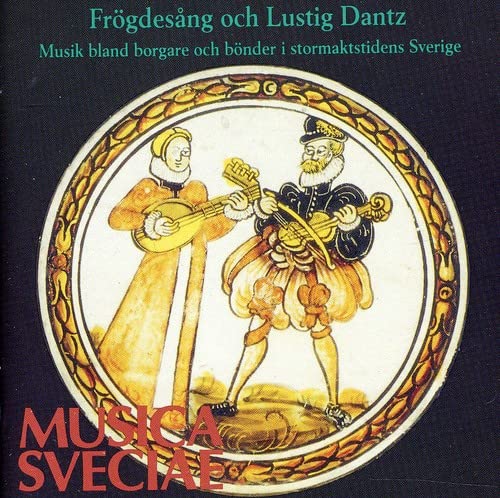 CD cover depicting two musicians playing stringed instruments in a circle.