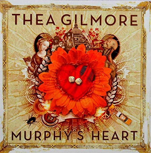 CD cover for Thea Gilmore’s “Murphy’s Heart” with floral and portrait imagery.