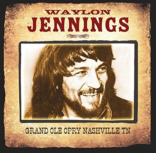 Waylon Jennings CD cover with a portrait of the singer smiling.