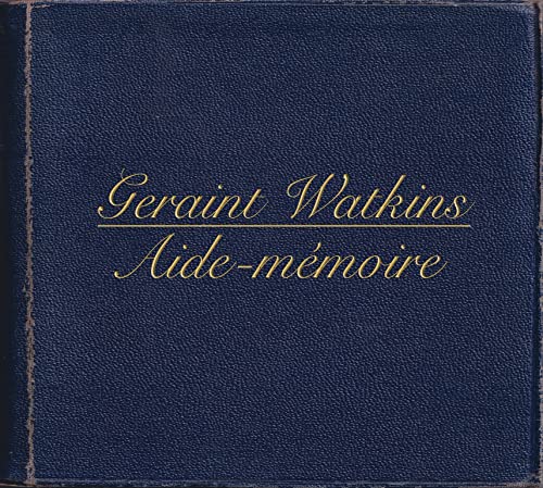 Dark blue CD cover with gold text: "Geraint Watkins Aide-mémoire".