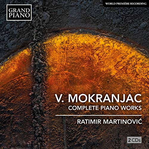 CD cover for Vasilije Mokranjac’s complete piano works, performed by Martinovic.