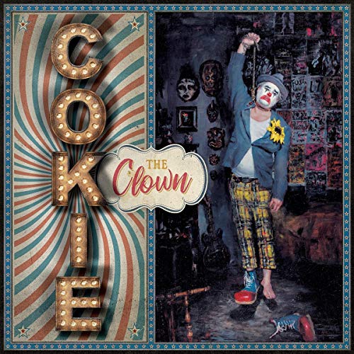 Album cover for "Cokie The Clown" featuring a distressed clown image.