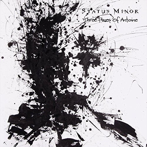 CD cover with abstract black splatter art and white text.