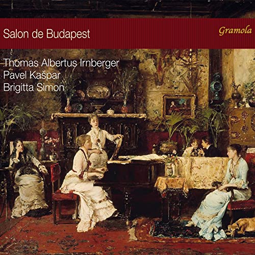 CD cover featuring a painting of women in a lavish interior.