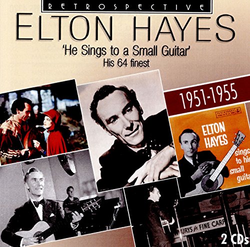 "CD cover featuring collage of black and white photos of Elton Hayes performing."