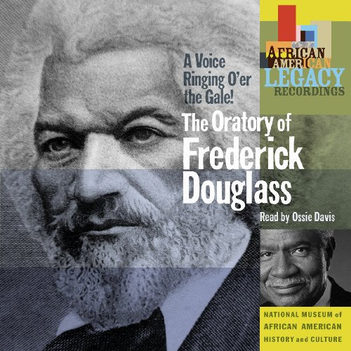 Audio CD cover featuring Frederick Douglass and Ossie Davis with text overlay.