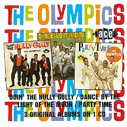 CD cover for “The Olympics - Doin’ the Hully Gully” featuring the band.