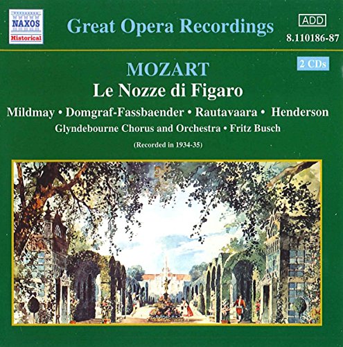 CD cover for Mozart’s “Le Nozze di Figaro” opera recording, 1934-5.