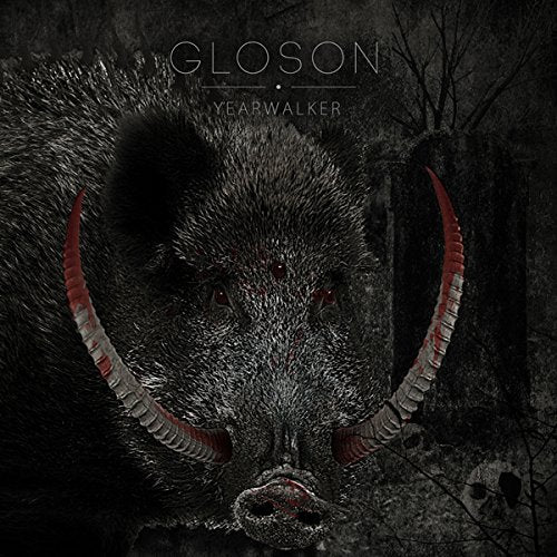 Dark album cover featuring a boar with red eyes and tusks.