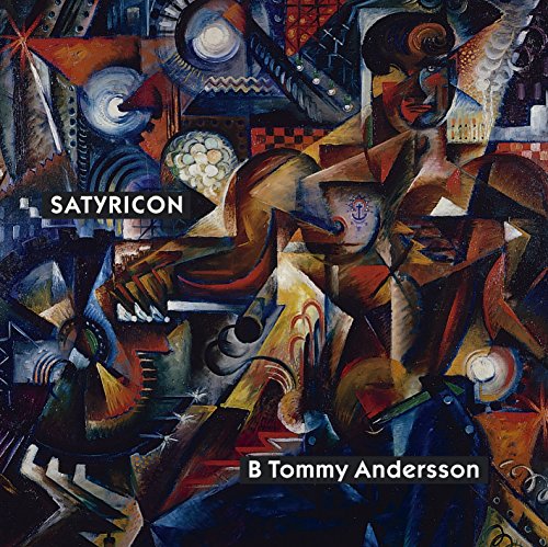 CD cover for "Satyricon" by B Tommy Andersson, abstract painting style.