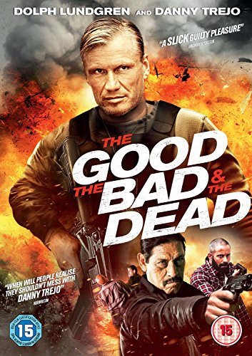 DVD cover featuring three men with guns against an explosive background with title text.