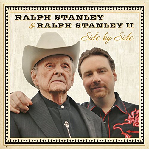 "CD cover featuring two men, one older with a cowboy hat, standing together."