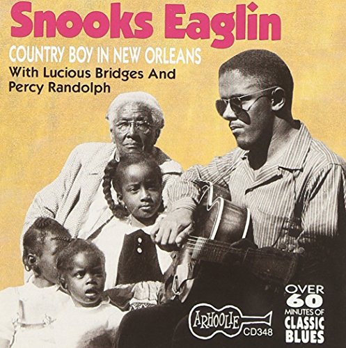 CD cover featuring Snooks Eaglin with musicians and children.