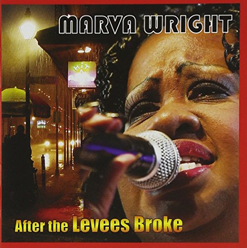 "Album cover featuring a close-up of Marva Wright singing into a microphone."