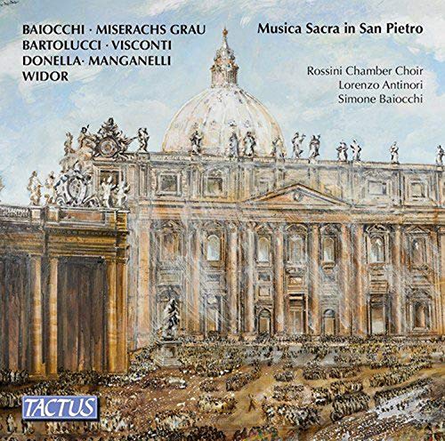 "CD cover featuring a large church with a crowd and ornate architecture."