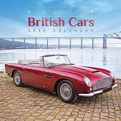 Classic British Cars Wall Calendar 2024