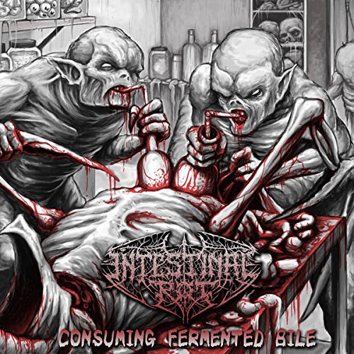 CD cover depicting grotesque, monstrous figures and visceral imagery.