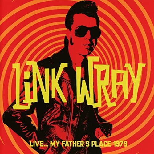 Link Wray album cover: red and yellow spiral with musician portrait.