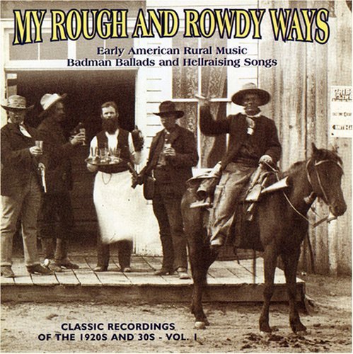 "CD cover with sepia-toned image of men in cowboy attire, one on horseback."