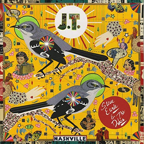 CD cover for "J.T." by Steve Earle & The Dukes, featuring birds.