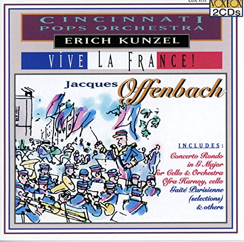 CD cover for "Vive La France!" featuring painted figures and text.