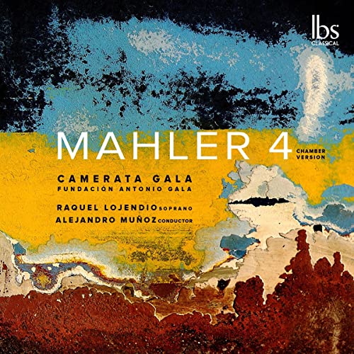 CD cover for Mahler’s Symphony 4, Chamber Version, with abstract art.
