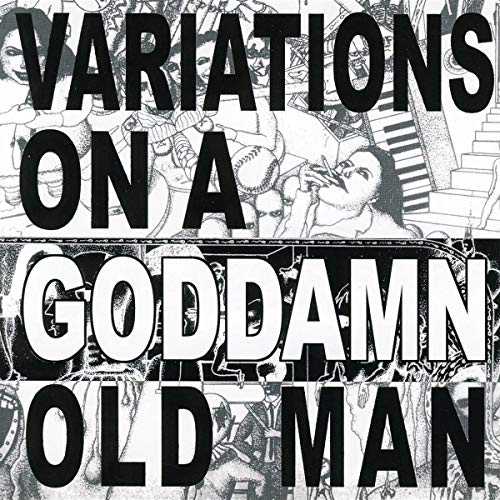CD cover with black and white collage of faces and text.