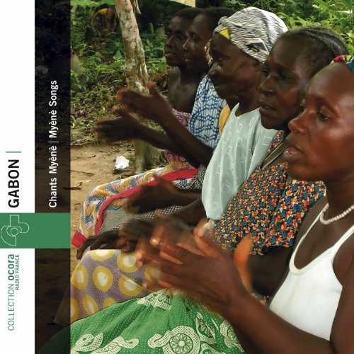 CD cover showing a row of GaboneseCese women singing and clapping outdoors.