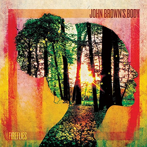 Album cover with forest scene in a silhouette of a person's head.