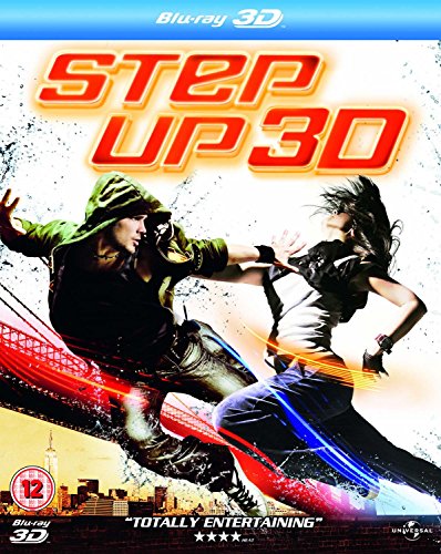 Step Up 3D" Blu-ray cover featuring dancers in motion with city backdrop.