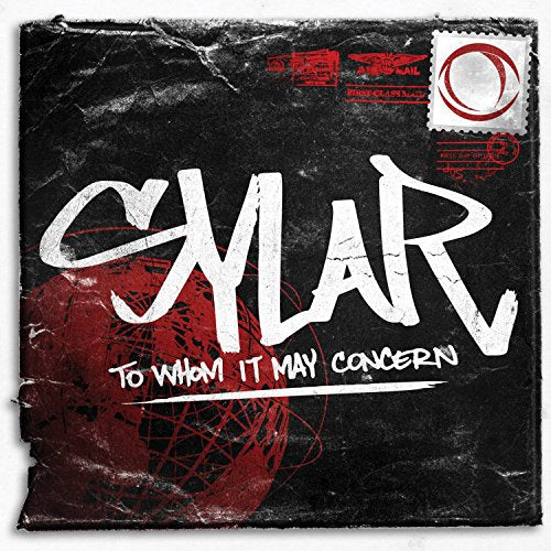 "Black CD cover with 'Sylar' in white, 'To Whom It May Concern' below, and red stamps."