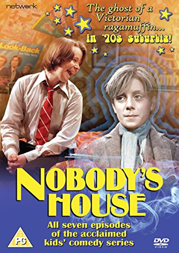 DVD cover featuring two boys, one appearing as a ghostly figure, titled Nobody's House.