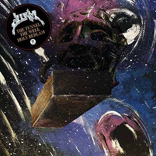 CD cover art: abstract face over cosmic purple and black background.