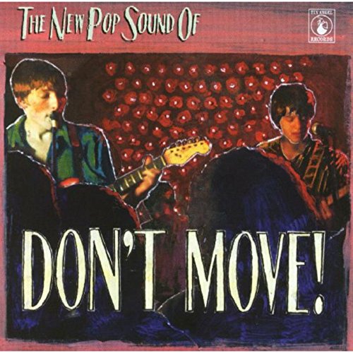 "CD cover art featuring two musicians, with 'Don't Move!' text prominently displayed."