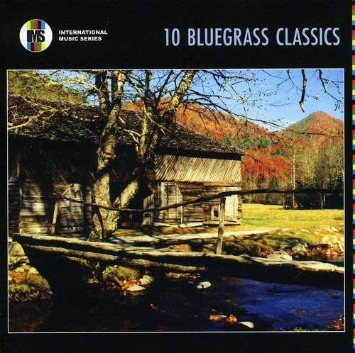 "CD cover with a rustic cabin by a stream and autumn mountains."