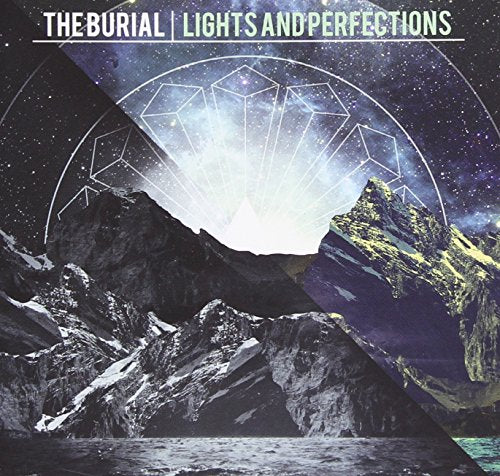 CD cover for The Burial’s “Lights And Perfections” with mountains and stars.